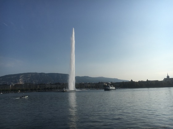 Der Jet´Eau in Genf