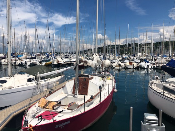 Yachthafen in Genf
