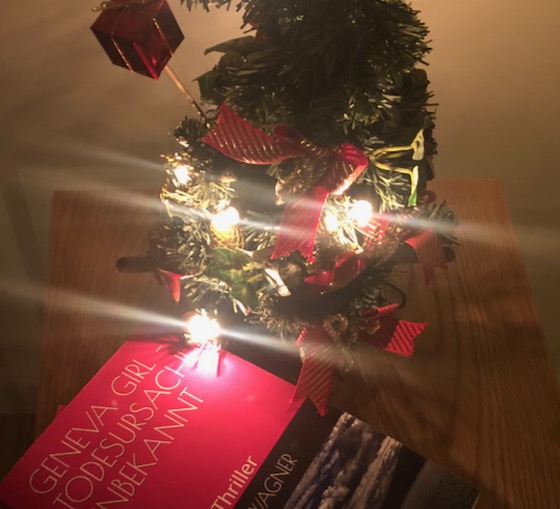 Taschenbuch unter dem Weihnachtsbaum